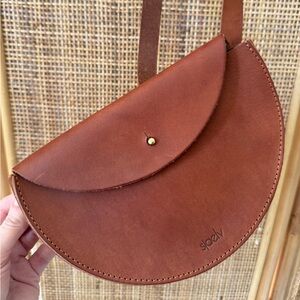 Brown Leather Crossbody Bag